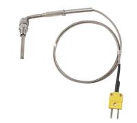 Termocouple EGT, sensores de alta temperatura roscas K tipo termopar para la sonda de temperatura de gas de escape con punta expuesta y conector