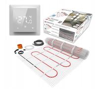 Termofol - Juego de alfombra de calefacción de suelo + termostato - Superficie 5.00 m² - Potencia 150W/m² - Calefacción de suelo eléctrica con termostato H6 - Alfombra de calefacción eléctrica para