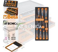 Termoformado beta M180 Con Serie De 7 Destornilladores A Corte 1290 Y Cruz 1292