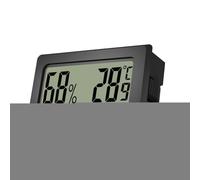 Termográfico digital LCD - Monitor de temperatura, indicador de humedad | Sensor climático interno, pantalla para el medio ambiente, rastreador meteorológico inalámbrico para oficinas del
