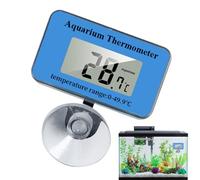 Termógrafo de tanque Acuario, Termografo de agua para acuario, Medidor de temperatura digital preciso del acuario, pantalla LCD prueba de temperatura del agua del terrario, accesorios para acuarios