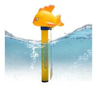 Termógrafo flotante para piscina, termógrafo flotante para piscina, herramienta de medición de precisión de respuesta rápida para acuarios interiores y exteriores, lago y tinas de hidromasaje