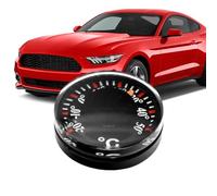 Termógrafo mecánico para coche | Pequeño higrómetro mecánico portátil | Termógrafo para ventana exterior | Ideal para coche SUV Camping-Car Regalo de San Valentín