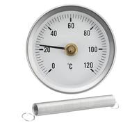 Termógrafo Para Tuberías 63 mm Ajustable de Acero Inoxidable para Hogar