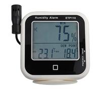 Termohigrómetro digital ETP110, medidor de humedad y punto de rocío, termohigrómetro digital para uso doméstico y de laboratorio