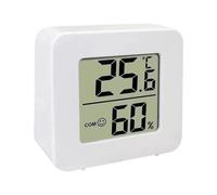 Termohigrómetro digital Exacto - Medidor de humedad, Medidor digital de temperatura y humedad | Medidor de higrómetro interior con batería de botón, higrómetro pequeño, sensor de temperatura Lcd,