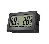 Termohigrómetro digital LCD - Monitor para temperatura y humedad digital, medidor mini instantáneo para interiores y exteriores e instrumentos musicales