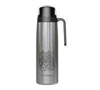 TERMOLAR - Termo R-EVOLUTION 1L con Pico Cebador para Mate y Asa | Termo Acero Inoxidable 304 | Retención Térmica 20H Calor / 36H Frío | Botella Aislante de Viaje Premium para Café o Té (Dibujo)