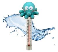 Termómetro Acuático | Medidor Para Estanque Con Animales Animados Y Cuerda | Accesorio Para Medir Temperatura Del Agua En Piscinas Spa Lagos Balnearios Acuarios Y Duchas