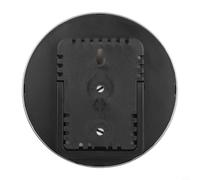 Termómetro analógico higrómetro estación meteorológica grande para escalas fáciles de leer para control de clima interior y exterior, construcción ABS, blanco, 13 cm de diámetro