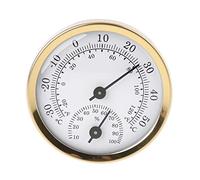 Termómetro analógico para interior e higrómetro con indicador de temperatura de humedad (58 mm)