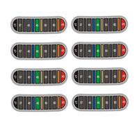 Termómetro autoadhesivo 8 piezas adhesivo cocina herramienta de medición de temperatura para café y bebidas calientes