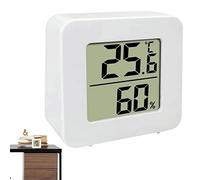 Termometro Casa,PequeñO Termometro Digital Casa Con Pantalla Lcd,Alta PrecisióN Medidor De Humedad Para FrigoríFicos, Congeladores, Reptiles, Suelos, Humidificadores, Viveros,1.77x1.77x0.63in