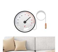 Termómetro con : tubo capilar de 56 pulgadas, sensor de cobre, rango de -40/40 °C | Perfecto para medición de refrigeración, temperatura de líquidos en interiores, pruebas de tuberías, electrodo