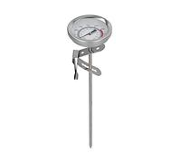 Termómetro de Aceite para Freír, Termómetro de Acero Inoxidable para Cocinar café, Termómetro para Freír para Pavo, Barbacoa, Parrilla, Carne, Aceite, Leche, Yogur, Temperatura