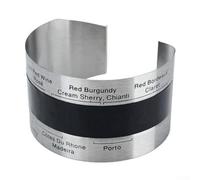 Termómetro de acero con pantalla LCD para vino, cerveza y vino tinto, mide 4 °C a 24 °C, batería, para mercurio F