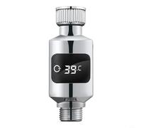 Termómetro de agua de ducha con sensor sensible y pantalla LED digital, sensor de temperatura de grifo de agua sensible para baño
