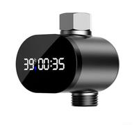 Termómetro de agua de ducha digital con pantalla LED, indicador de temperatura impermeable de acero inoxidable para niños y baños de bebé
