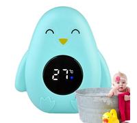 Termómetro de agua flotante: lector LED, monitor infantil | Lector de animales de dibujos animados con borde redondeado y sensor de seguridad diseñado para alertar a las áreas de cambio de calidez o r