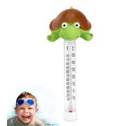 Termómetro de agua - Indicador flotante para piscina de 8,27 × 4,33 pulgadas | Termómetro | Pantalla grande y para bañeras de hidromasaje, acuarios, estanques de peces, piscinas al