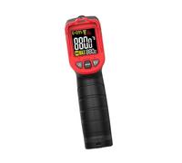 Termómetro de bajo consumo que incluye pantalla retroiluminada a color, desactivación automática después de 10 segundos y alerta de baja potencia, lectura rápida