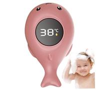Termómetro de baño de bebé, termómetro de agua digital impermeable con pantalla táctil LED, temperatura de 0-90 ° C esencial para bebés, lindos juguetes de baño de ballenas 4.7x2 pulgadas de est.