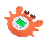 Termómetro de Baño de Cangrejo, Termómetro Digital de Temperatura del Agua ABS Resistente Al Agua IPX7 de Dibujos Animados para Niños - 3V CR2032 Pila de Botón 200mAh