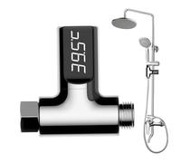 Termómetro de baño Monitor de temperatura de agua para bañera con | Accesorio giratorio de 360° para bañera de medición doméstica