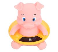 Termómetro de Baño para bebé con Pantalla LED, Diseño Animal Lindo Flotante, 6 Estilos para un Baño Feliz (Cochinillo rosa)