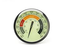 Termómetro de barbacoa grande mejorado de 3 1/8 pulgadas para parrilla ahumadora Oklahoma Joe y la mayoría de parrillas de madera de pellets de carbón, reemplazo de medidor de temperatura de rosca