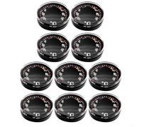 Termómetro de coche Mini -20 a 70 °C de alta precisión digital medidor de temperatura impermeable plástico ABS para salpicadero, parabrisas, hogar, refrigerador, oficina, uso negro, paquete de 2 (10