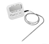 Termómetro de cocina digital profesional con cable de sonda de 1 5 m para barbacoa y horno, fácil medición de temperatura