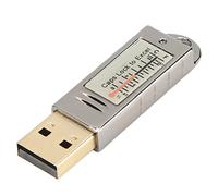 Termómetro de Computadora USB con Carcasa Chapada en Fundición a Prueba de Agua, Función de Registro, Configuración de Advertencia, para Grandes Centros Comerciales, Farmacias, Granjas, Vegetales
