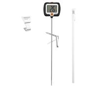 Termómetro de de cocina | Herramienta de medición de sonda larga con gancho para olla - Termómetro digital para caramelos con pantalla giratoria,para restaurante cocinar, parrillar, barbacoa al