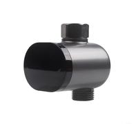Termómetro de ducha digital LED alimentado por flujo de agua con pantalla que cambia de color, monitor de temperatura en tiempo real para baño de bebé, fácil instalación, ajuste de 4 pulgadas