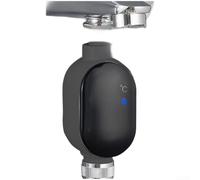 Termómetro de ducha LED con pantalla digital hidroeléctrica, monitor de temperatura del agua en tiempo real, indicador de seguridad codificado por colores para baño de bebé, spa, baño, 1/2 pulgada