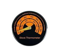 Termómetro de Estufa Madera Magnético Medidor Temperatura para la Parte Superior Estufas Leña Gas y Pellets Evita el Daño del Ventilador por Sobrecalentamiento
