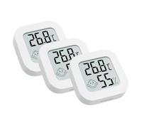 Termómetro de habitación, Termómetro de Interior higrómetro Digital, Mini medidor de Humedad de la habitación y calibración de precisión Profesional para la del bebé de la Oficina del Inver