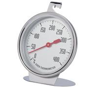 Termómetro de horno con esfera de pie integrado, calibre grande, acero inoxidable, equipo indispensable para hornear de cocina