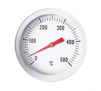 Termómetro de horno con sensor de 70 mm en acero inoxidable con rosca M8, adecuado para el control de temperatura en hornos de leña, de pizza y de piedra
