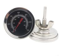 Termómetro de horno de alto rendimiento con diseño de acero inoxidable y esfera para una evaluación precisa del calor