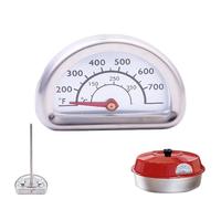 Termómetro de horno para horno compatible con horno Omnia, termómetro para carne de acero inoxidable, termómetro interior para horno Omnia, termómetro interior para accesorios Omnia, termómetro de