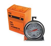 Termómetro de horno para ventilador y hornos de gas, medidor de temperatura del horno en el termómetro para horno eléctrico, perfecto para cocinar alimentos, acero inoxidable