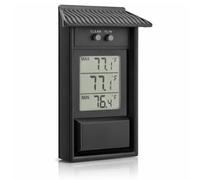 Termómetro De Invernadero, Termómetro Digital Máximas Y Mínimas, 5,2 × 3,15 × 1,18 Pulgadas Prueba Agua Monitor De Efecto Invernadero Para Uso En Interiores Y Exteriores