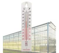 Termómetro de la habitación, termómetro de pared desde -40 ° C ~ 50 ° C, múltiples propósitos termómetros analógicos montados en la pared, calibre de invernadero para oficinas, almacenes, casas