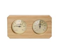 Termómetro de Madera Preciso para Sauna, Higrómetro 2 en 1, Medición de Temperatura y Humedad