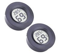 Termómetro de mini higrómetro 1.8 pulgadas 10-99% LCD Mini Hygrometer Digital -50-70 ℃ Termómetro pequeño incrustado para incubador, reptiles, tarro de terrario