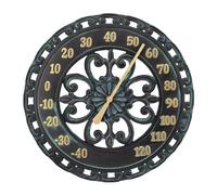 Termómetro de pared vintage | Termómetro decorativo colgante resistente a la intemperie | Termómetro de pared de jardín | Termómetro exterior interior impermeable | Termómetro de diseño