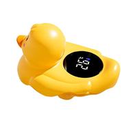 Termómetro de pato flotante - Indicador de temperatura digital para baño de seguridad para niños, sensor impermeable para animales de dibujos animados, pantalla LCD de fácil lectura, juguete