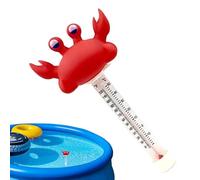 Termómetro De Piscina - 20,5cm Sensor Térmico Flotante, Gran Medidor De Líquido | Animales Dibujos Animados Para Natación | Accesorio Estanque Familia Lagos Bañeras Spa Aguas Termales Interior Exterio